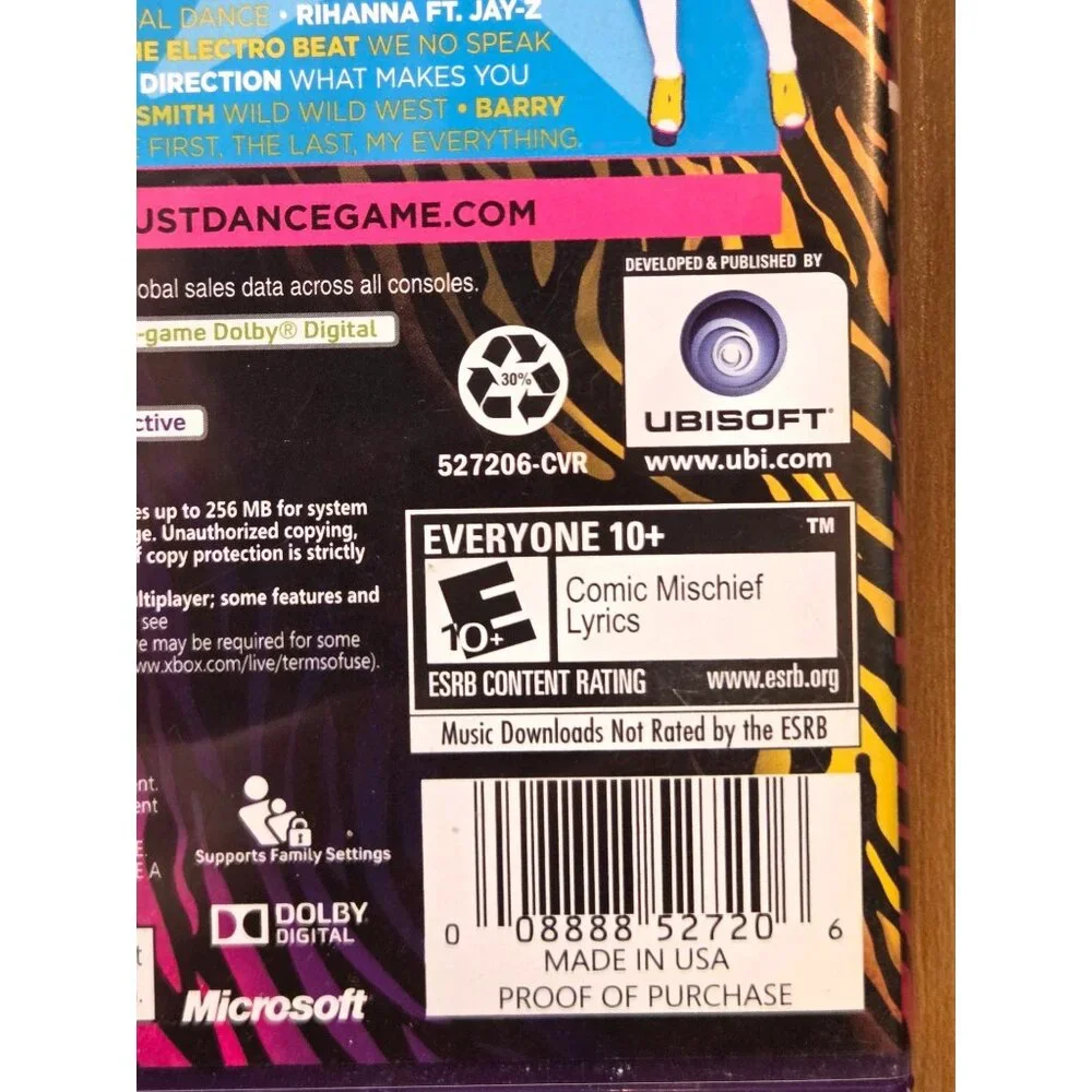 Just Dance 4 (Microsoft Xbox 360, 2012)